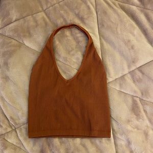 Halter neck crop top